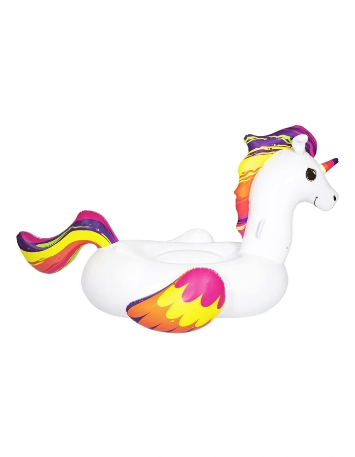 Unicorn Inflatable Float 224x156cm in Multi image 2