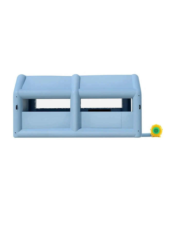 Inflatable Car Paint Booth 6X4m in Blue image 2