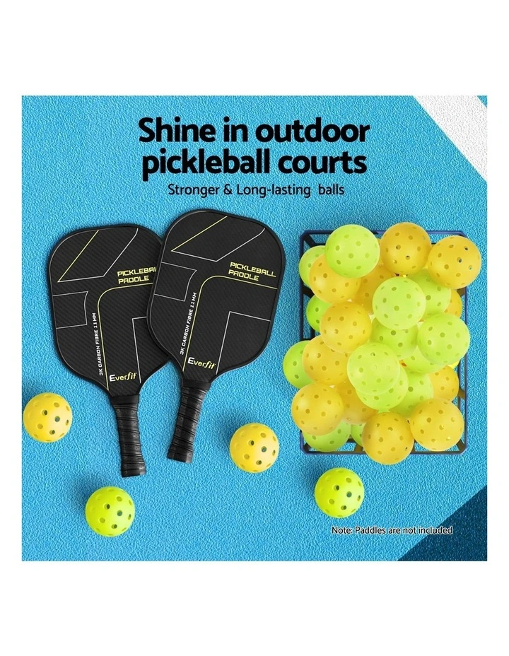 Pickleballs Set 12 Pieces in Green/Yellow image 7