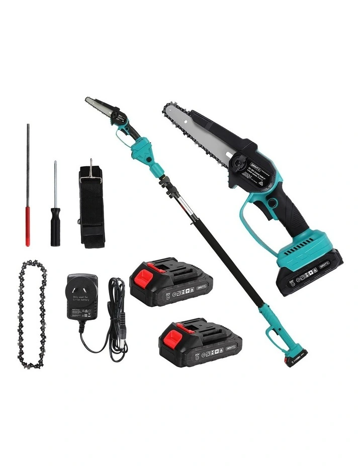 Telescopic Pole Chainsaw Trimmer Kit 20V Battery image 1