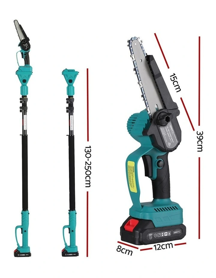 Telescopic Pole Chainsaw Trimmer Kit 20V Battery image 4