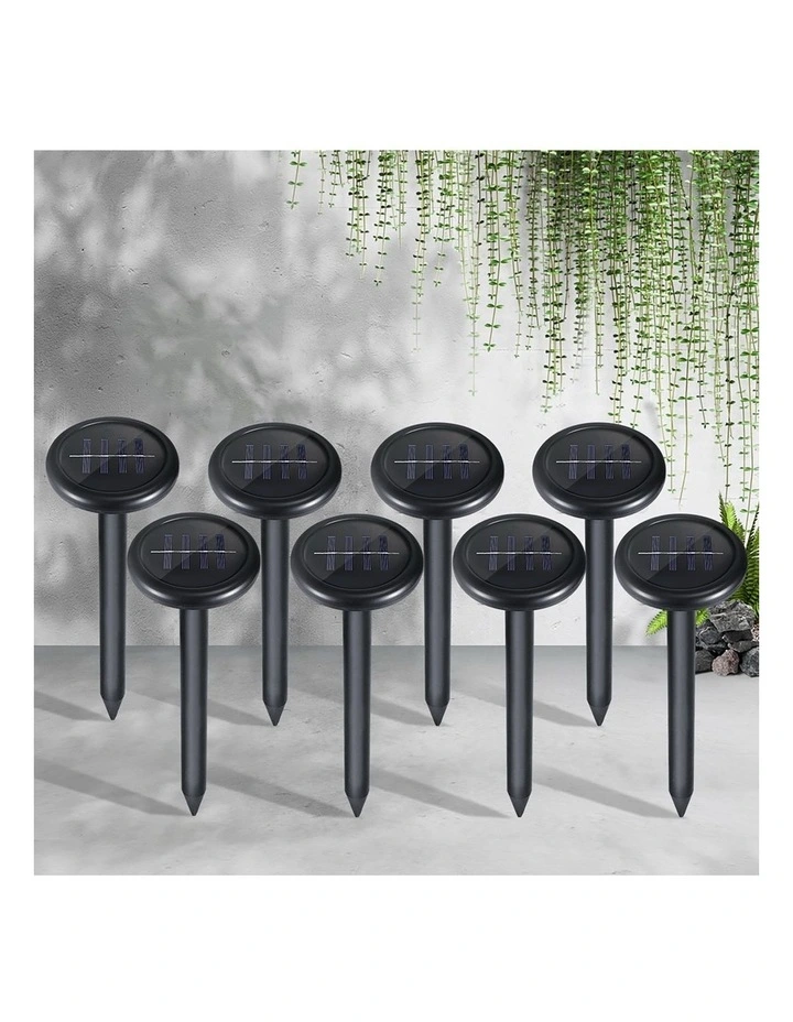 Ultrasonic Solar Powered Snake Repeller 8X in Black image 4