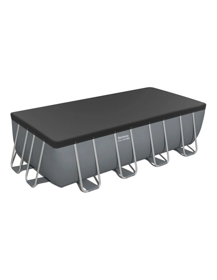 Steel Frame Pool Set 488x244cm in Grey image 1