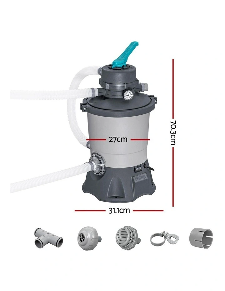 Pool Pump Sand Filter 800GPH 3028L/H image 4