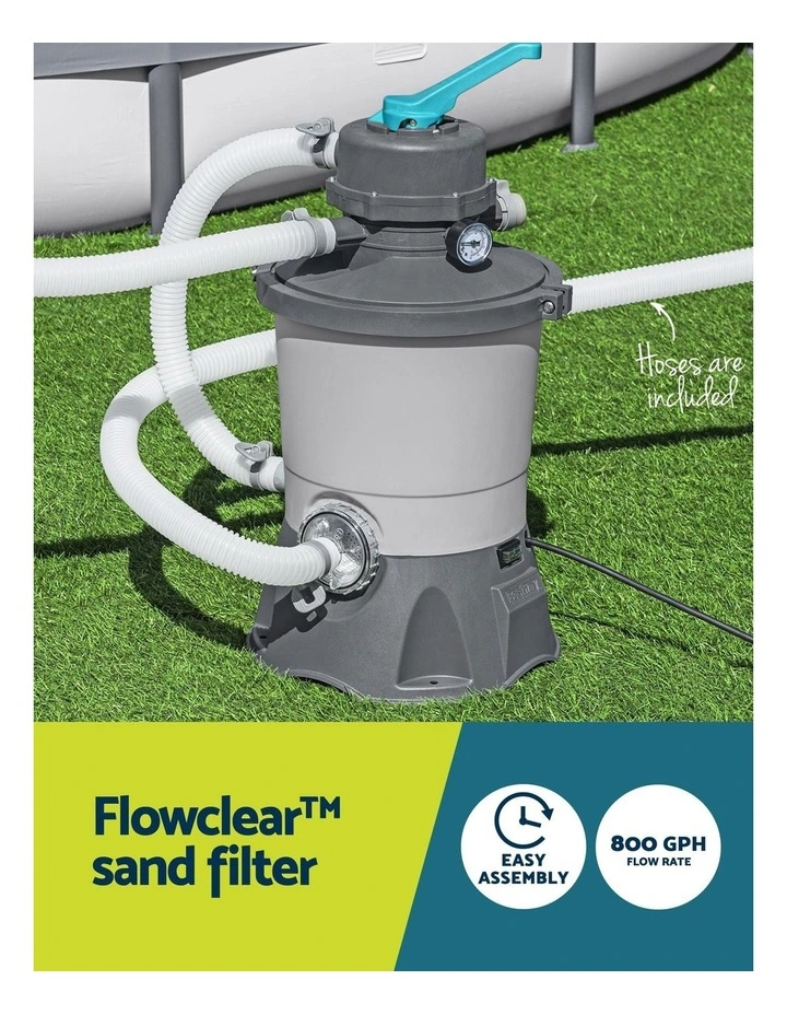 Pool Pump Sand Filter 800GPH 3028L/H image 5
