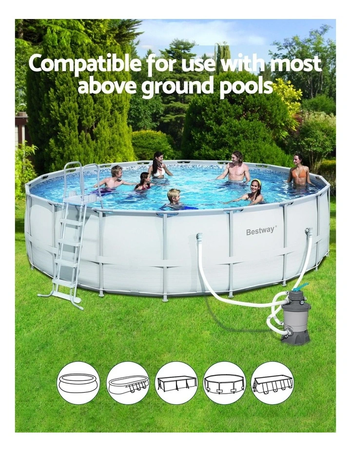 Pool Pump Sand Filter 800GPH 3028L/H image 7