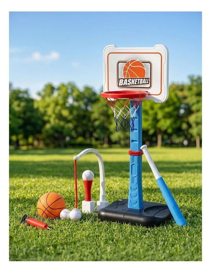 Basketball Hoop Stand Baseball Set image 3