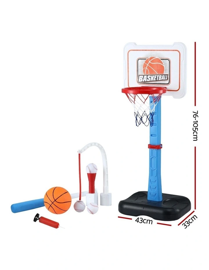 Basketball Hoop Stand Baseball Set image 4