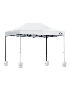 Pop Up Gazebo 3x4.5m in White
