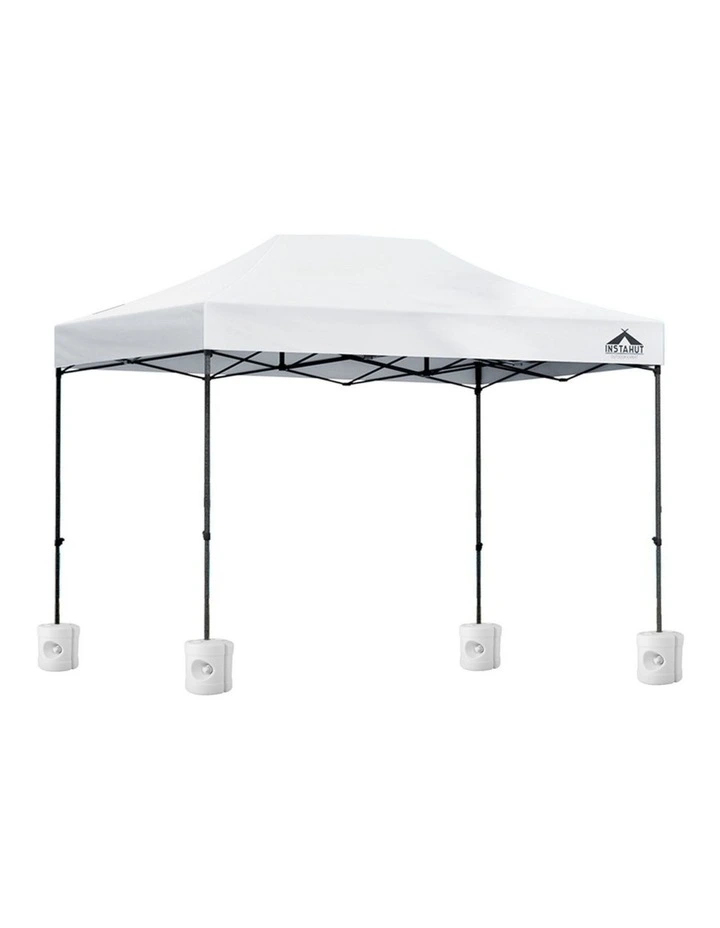 Pop Up Gazebo 3x4.5m in White image 1