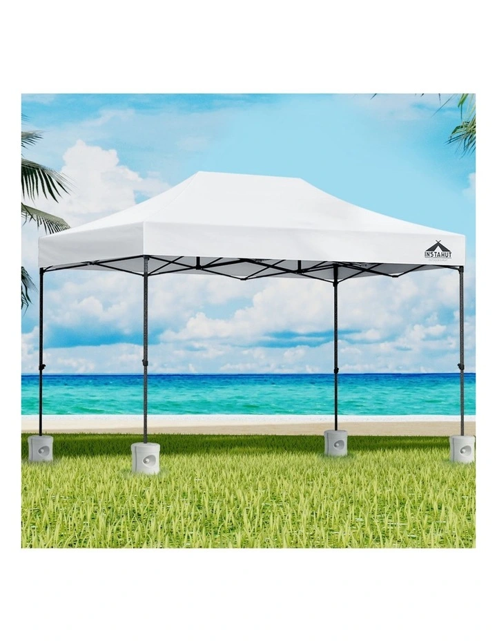 Pop Up Gazebo 3x4.5m in White image 3