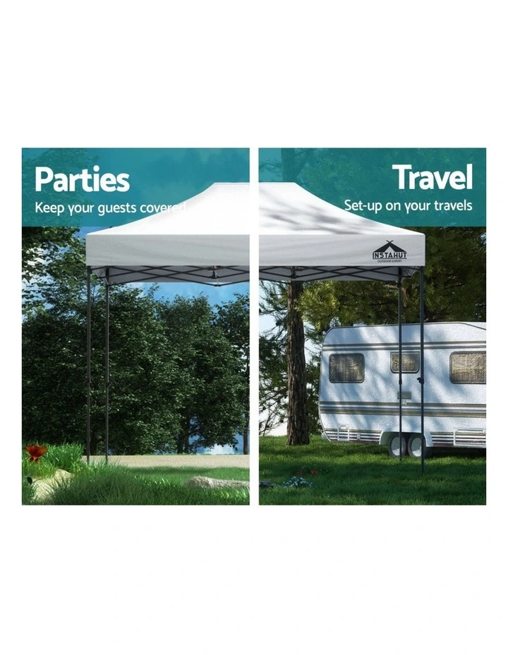 Pop Up Gazebo 3x4.5m in White image 5