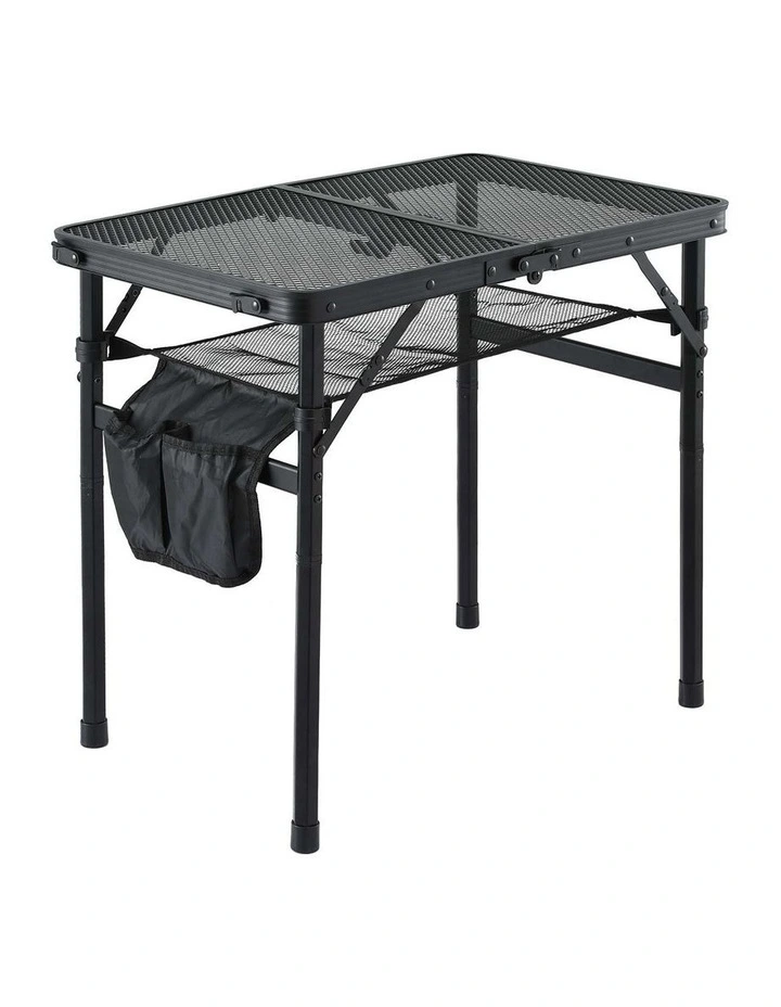 BBQ Camp Table 60*40*56 in Black image 1