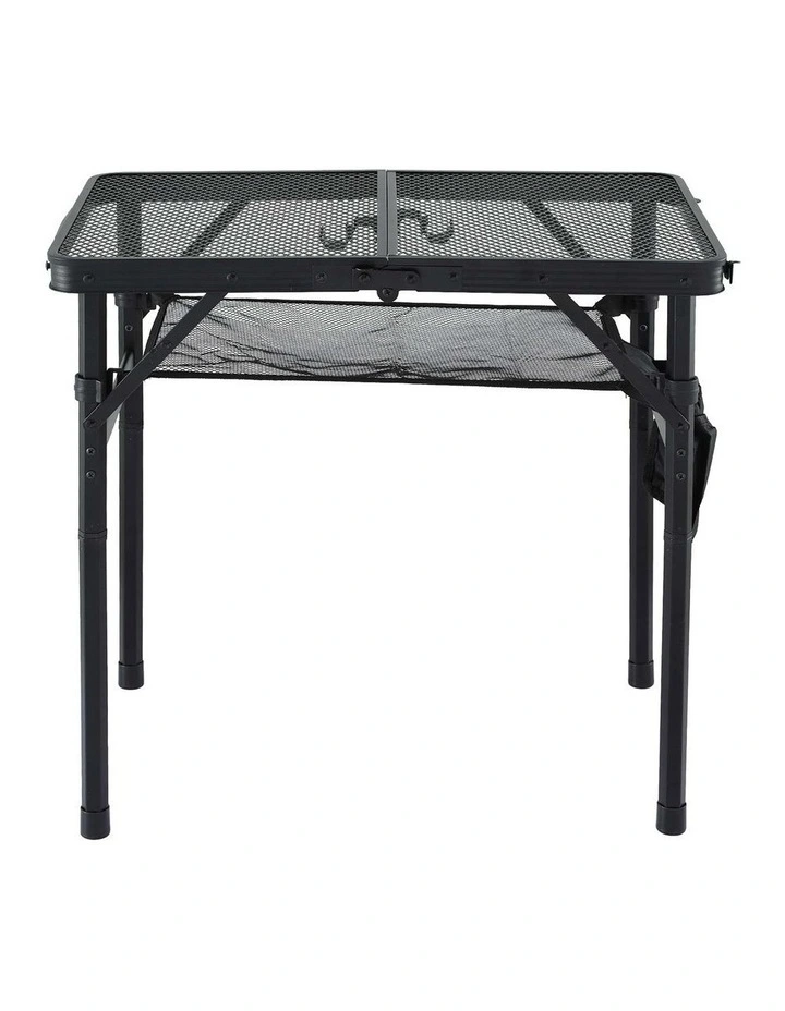 BBQ Camp Table 60*40*56 in Black image 2