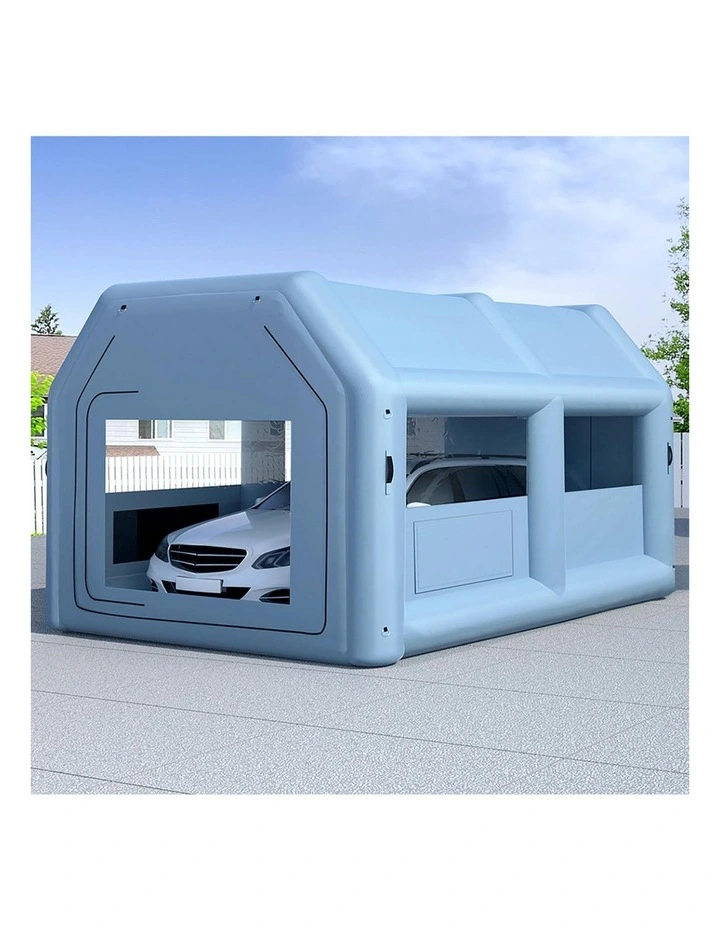 Inflatable Spray Booth 4x3m in Blue image 4