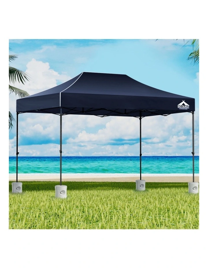 Pop Up Gazebo 3x4.5m in Navy image 3