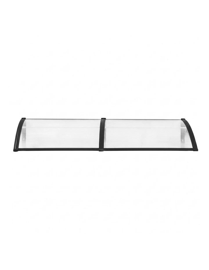 Window Door Awning 0.8mx2m in Transparent image 2