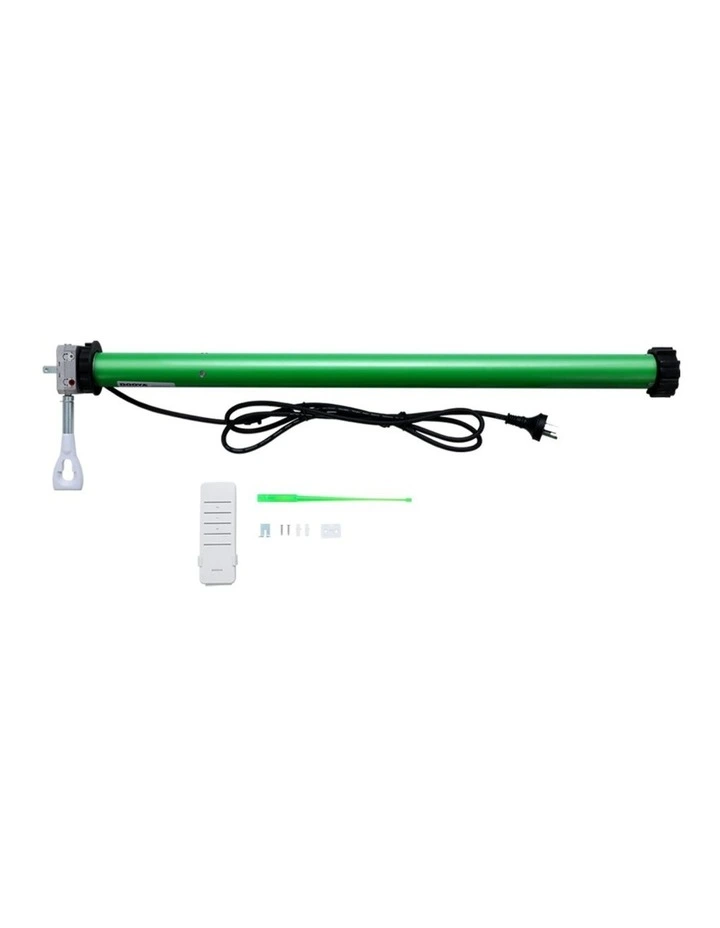 Folding Arm Awning Motorised Sunshade 2Mx1.5M in Grey/Green image 2