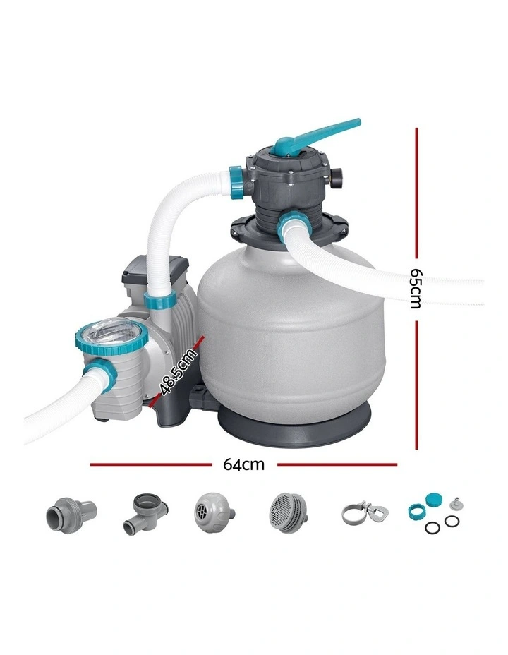 Pool Pump Sand Filter 3000GPH 11355L/H in Multi image 4