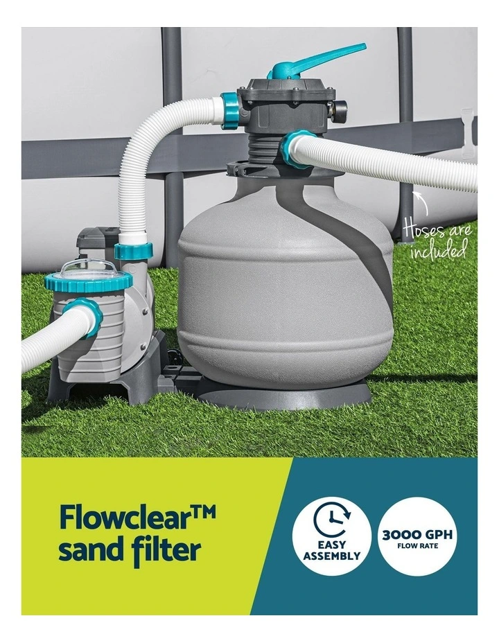Pool Pump Sand Filter 3000GPH 11355L/H in Multi image 5