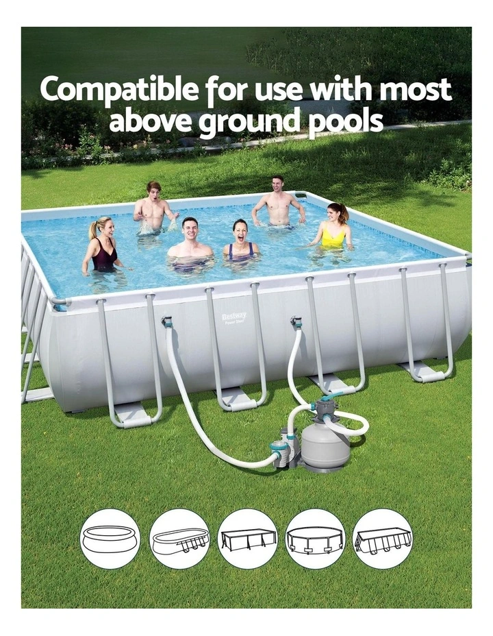Pool Pump Sand Filter 3000GPH 11355L/H in Multi image 7