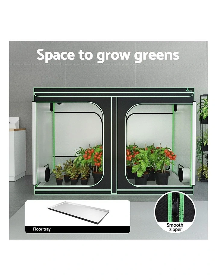 Hydroponics Grow Tent Kits 300x150x200cm in Black image 5