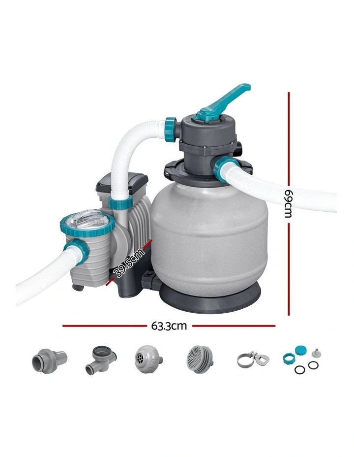 Pool Pump Sand Filter 2200GPH 8327L/H in Multi image 4