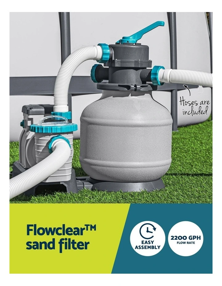 Pool Pump Sand Filter 2200GPH 8327L/H in Multi image 5