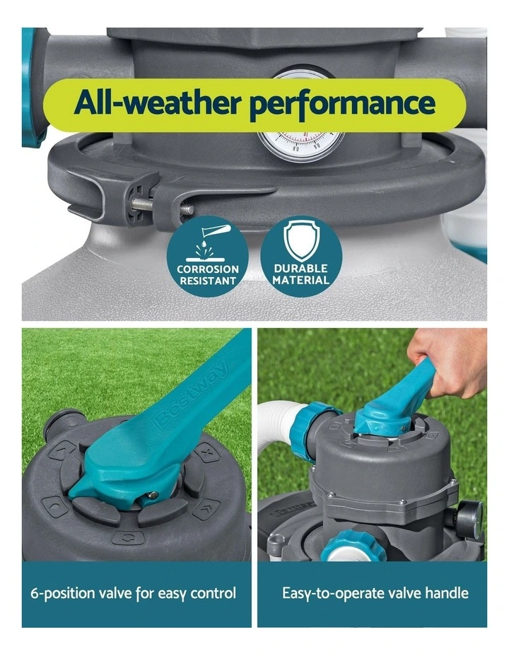 Pool Pump Sand Filter 2200GPH 8327L/H in Multi image 6