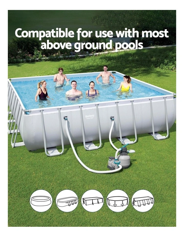 Pool Pump Sand Filter 2200GPH 8327L/H in Multi image 7