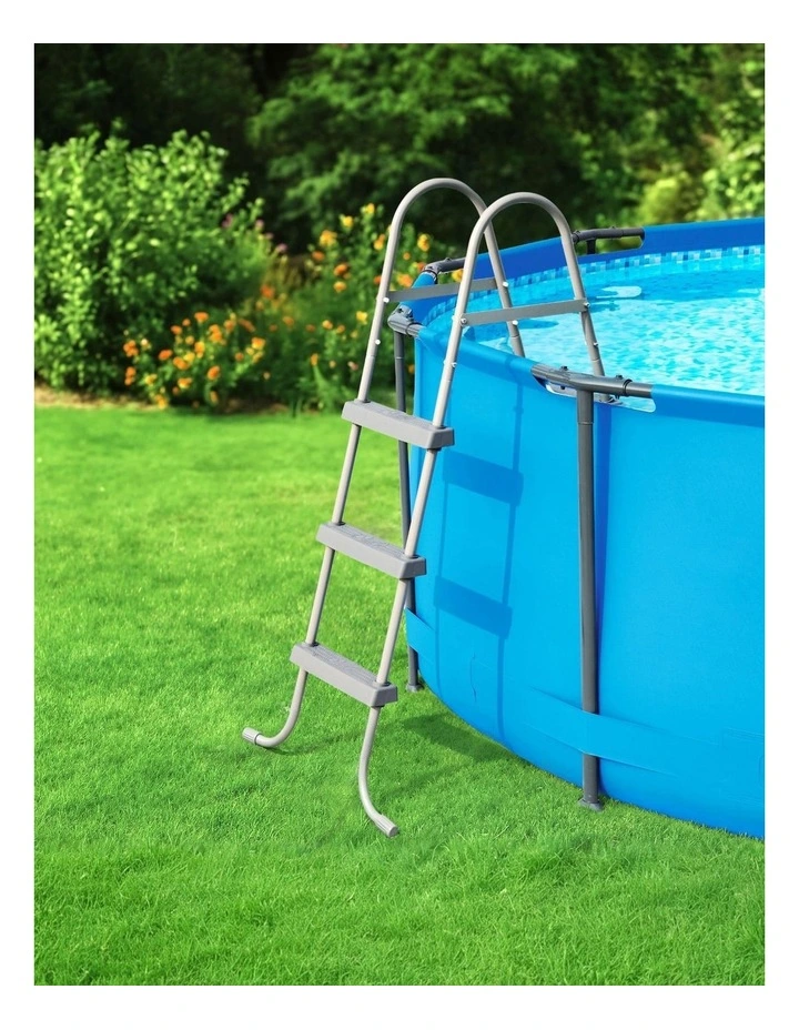 Metal Frame For Above-Ground Pool Ladder 1.07m 42" in Grey image 2