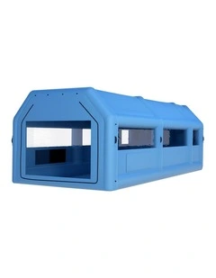 Inflatable Spray Booth Car Paint Tent 10x5x3.5m in Blue