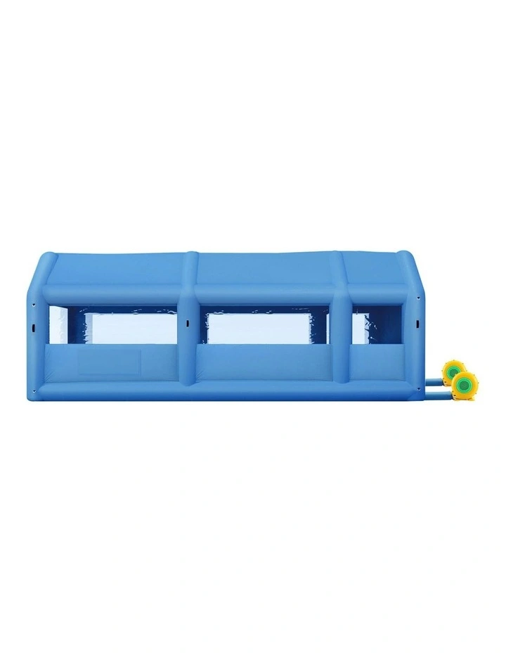 Inflatable Spray Booth Car Paint Tent 10x5x3.5m in Blue image 2