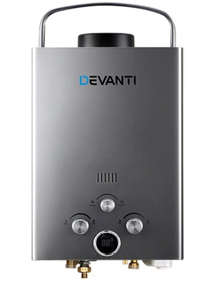 Portable Gas Water Heater With Pump Lpg System in Grey image 2