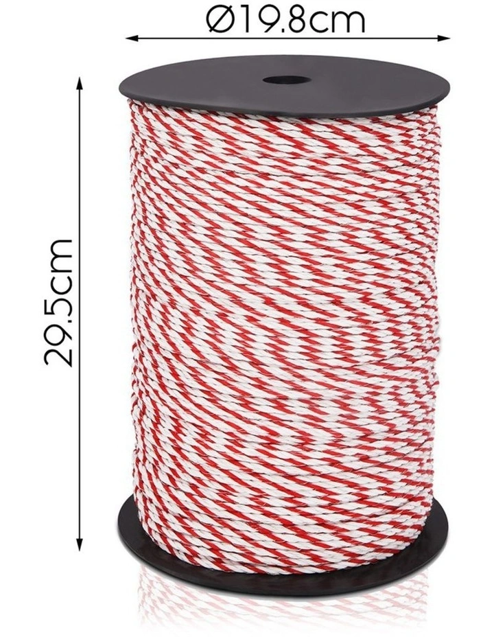 Electric Fence Poly Rope 500m in Multi image 2