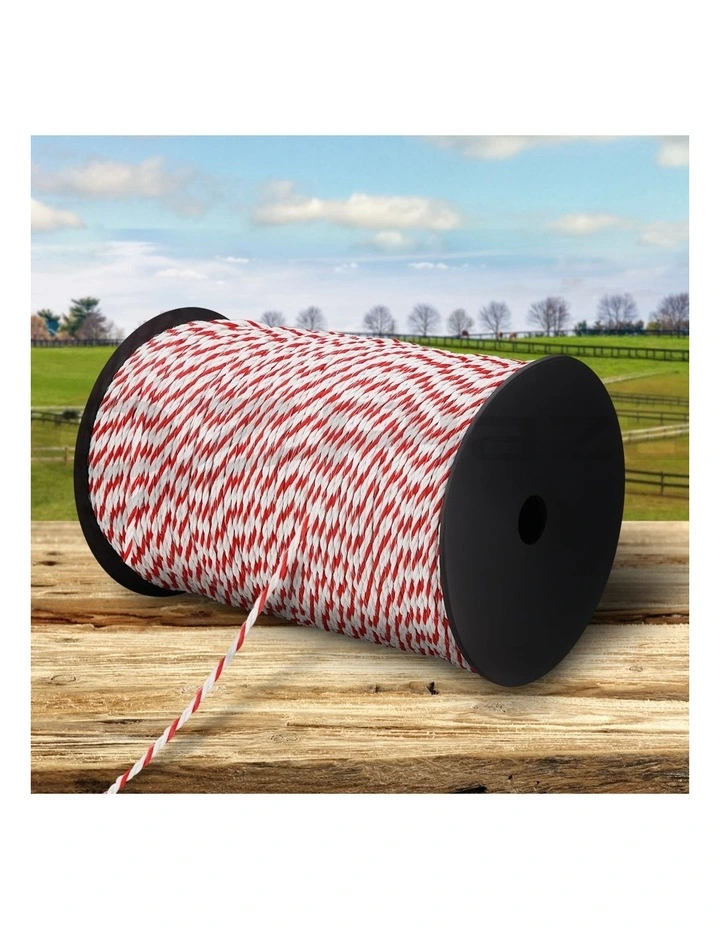 Electric Fence Poly Rope 500m in Multi image 3