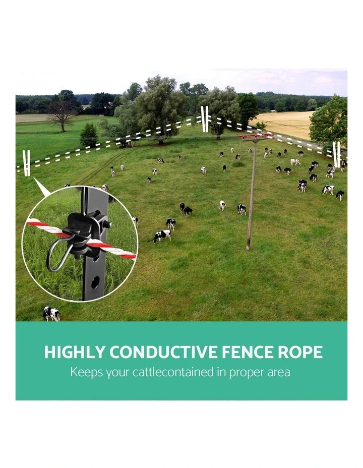 Electric Fence Poly Rope 500m in Multi image 5