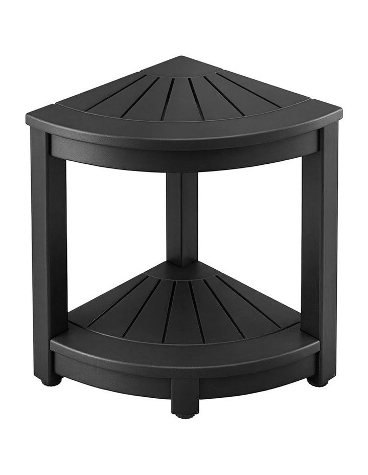 Outdoor Coffee Side Table in Black image 2