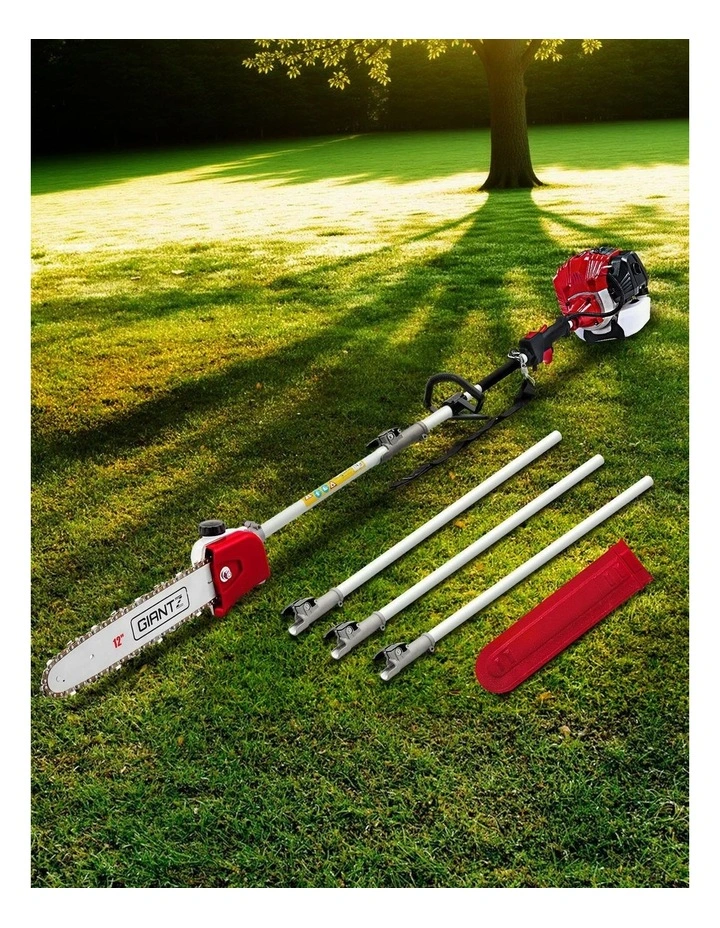 Pole Chainsaw Petrol 2 Stroke Tree Pruner Long Reach Saw Trimmer 12 Inch in Multi image 3