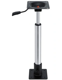 Boat Seat Pedestal Adjustable Gas Lift 360 Degrees Swivel 5575cm in Multi