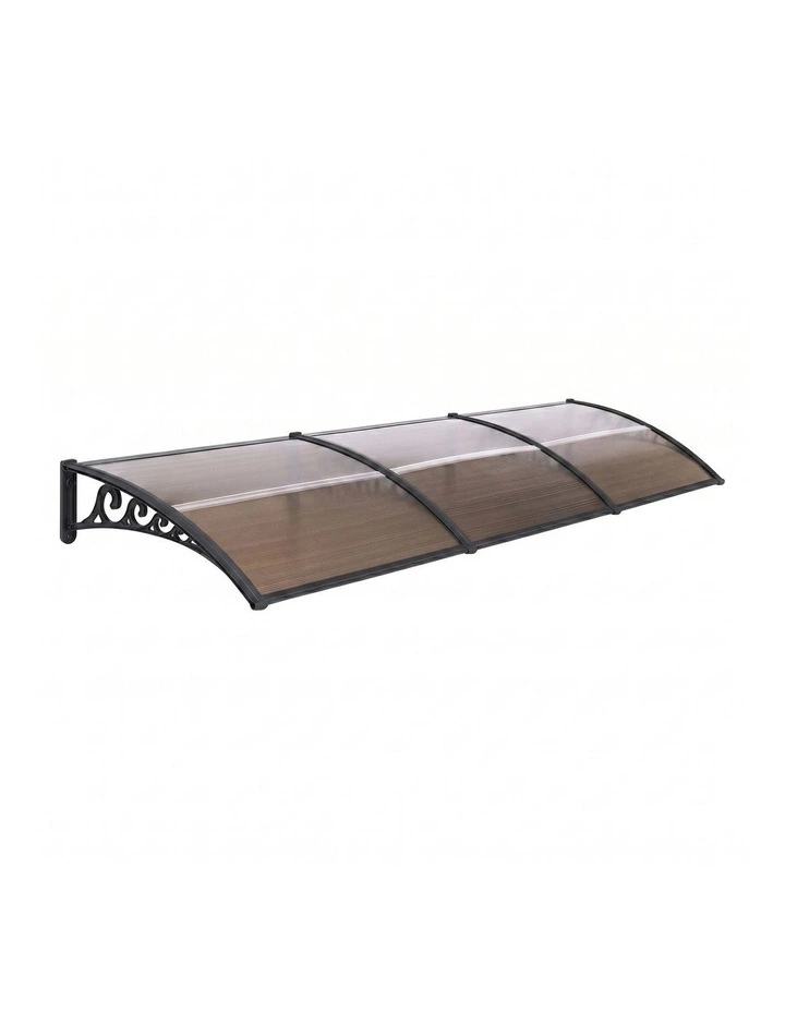 Window Door Awning 0.8mx3m in Brown image 1