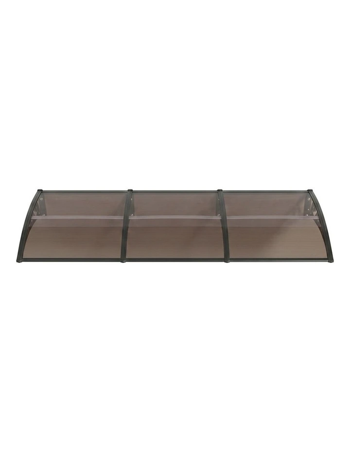 Window Door Awning 0.8mx3m in Brown image 2