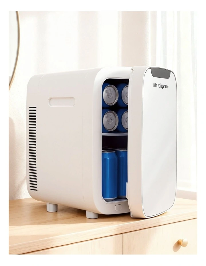 Portable Mini Fridge 12V 220V in White image 3