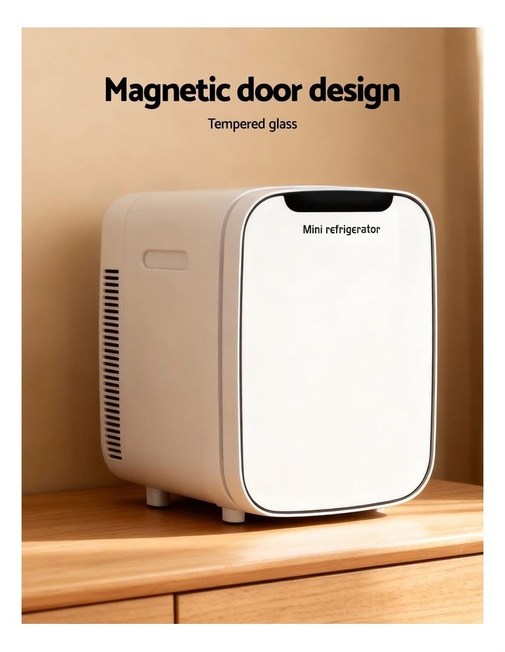 Portable Mini Fridge 12V 220V in White image 6
