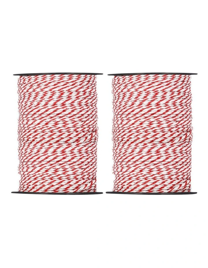 Electric Fence Poly Rope 2x 500m in Multi image 1
