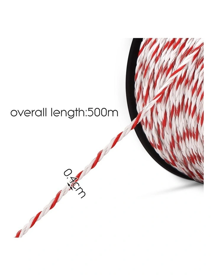 Electric Fence Poly Rope 2x 500m in Multi image 7