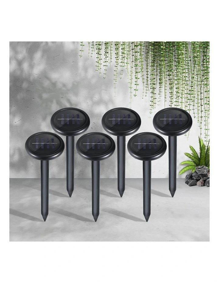 Ultrasonic Solar Powered Snake Repeller 6X in Black image 4