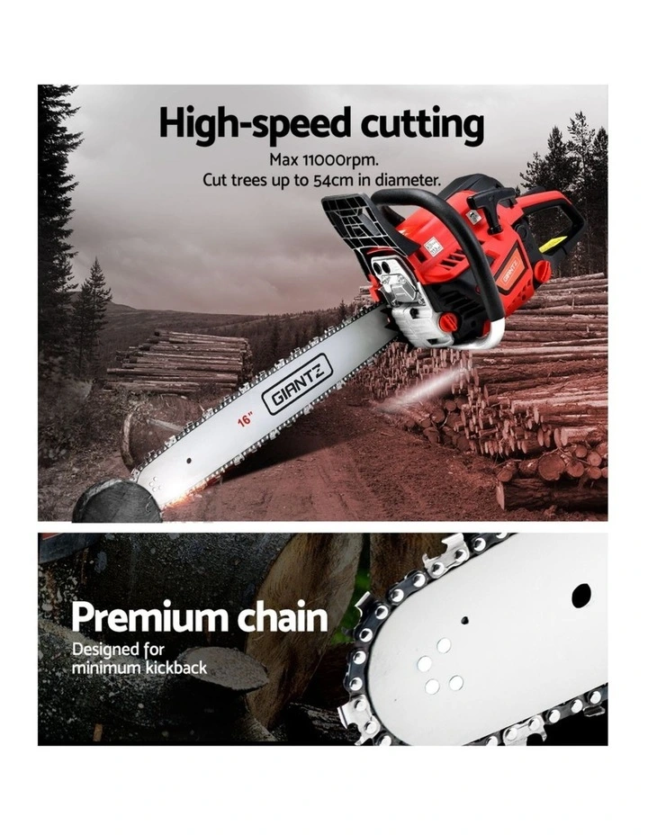 Petrol Chainsaw 45CC 16 Bar 1.7kW in Multi image 7