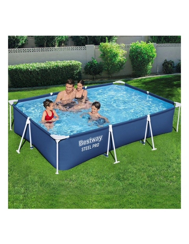 Above Ground Swimming Pool 300x201x66cm in Blue image 3