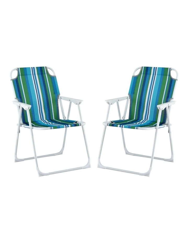 Outdoor Camping Folding Chair in Multi image 1
